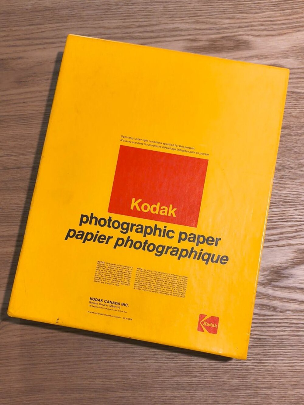 Vintage Kodak colour photo paper box NOS 8X10